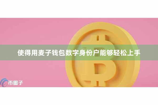 使得用麦子钱包数字身份户能够轻松上手