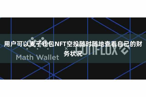 用户可以麦子钱包NFT空投随时随地查看自己的财务状况