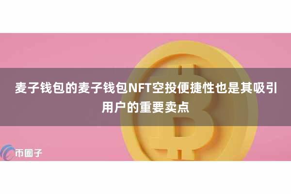 麦子钱包的麦子钱包NFT空投便捷性也是其吸引用户的重要卖点