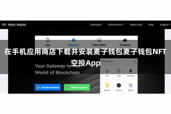 在手机应用商店下载并安装麦子钱包麦子钱包NFT空投App
